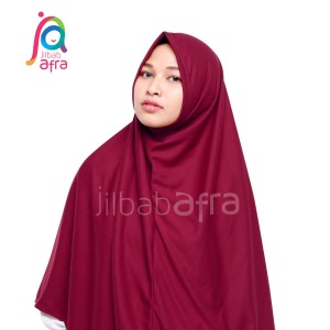 Jilbab Afra JAFR - Syifa 24 Merah Marun